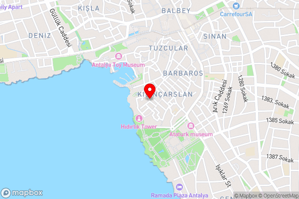 Villa Emel - Hotel Location Map