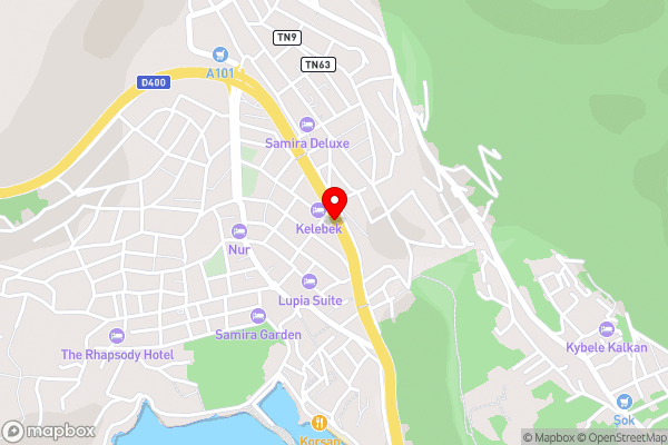 Villa Fenomen / Kalkan - Hotel Location Map