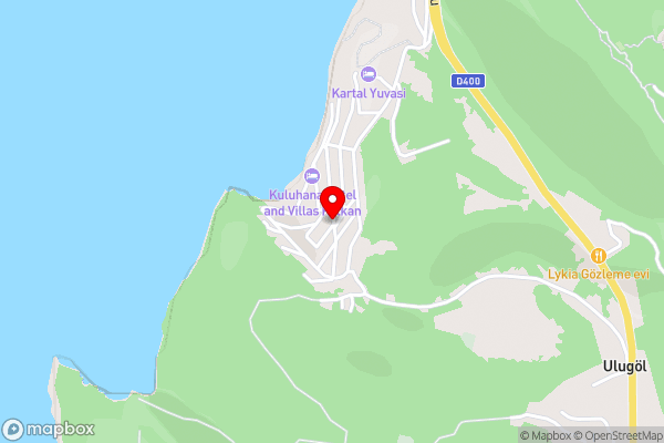 Villa Grande Kalkan - Hotel Location Map