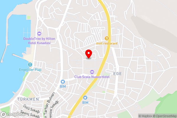 villa güzelada - Hotel Location Map