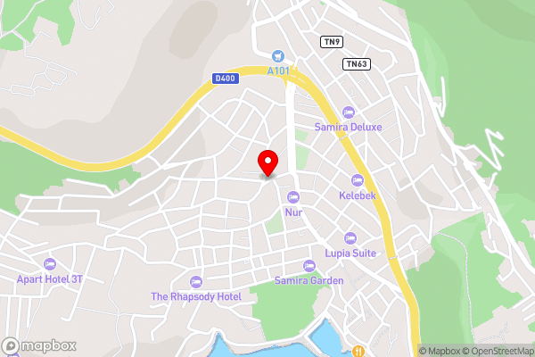 Villa Kirmizi Lale, Private Pool, Gardens, Very Close to Town - No Need for Taxi - Hotel Location Map