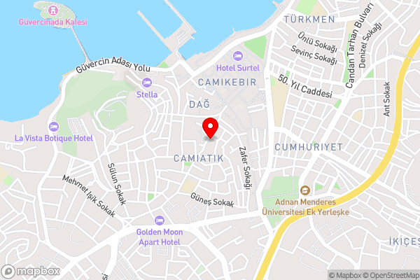 Villa Konak Hotel - Hotel Location Map