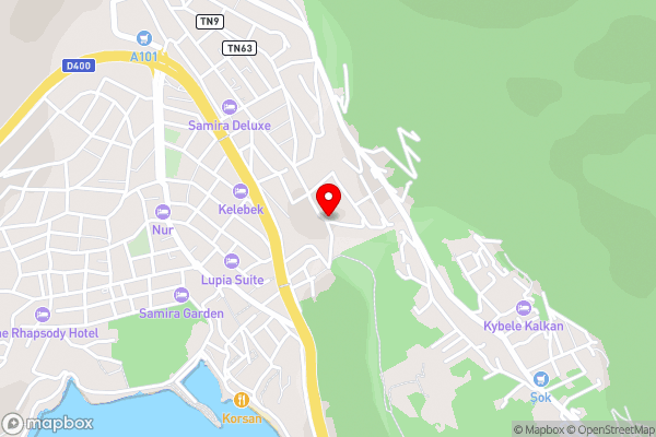 Villa Mira Kalkan -Close to City Center- - Hotel Location Map