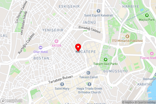 Villa Pera Suite Hotel - Hotel Location Map