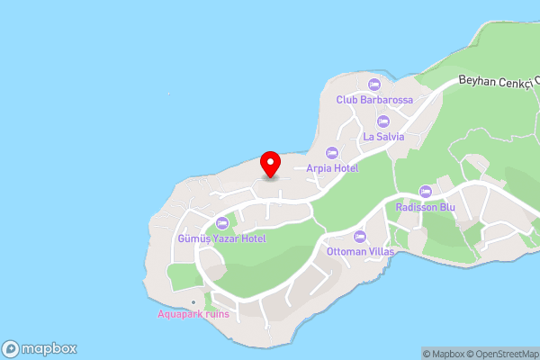 Villa Sand - Hotel Location Map