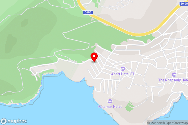 villa sandarra Kalkan - Hotel Location Map