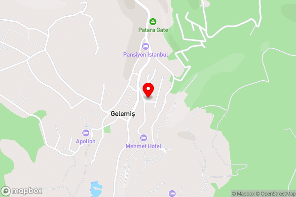 Villa Selene / Kalkan - Hotel Location Map