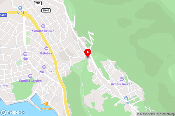 Villa Sılam - Hotel Location Map