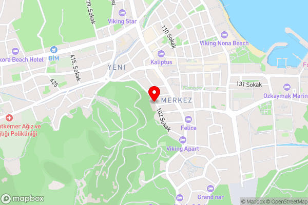 Вилла стандарт в Кемер, Анталья - Hotel Location Map