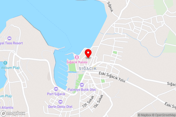 Villa Teos Otel - Hotel Location Map