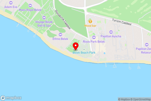 Вилла в Анталии Белек - Hotel Location Map
