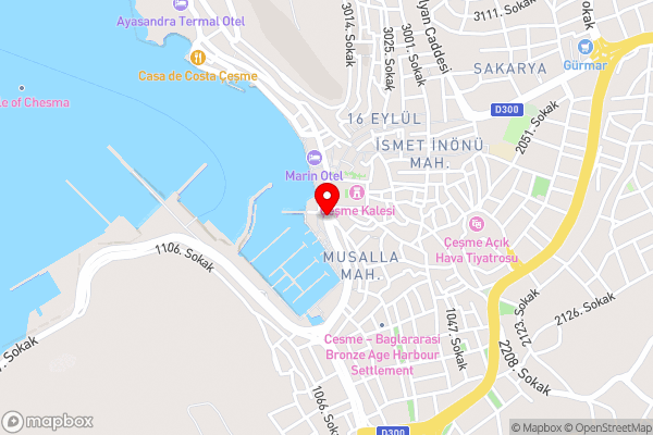 Villa Veria - Hotel Location Map