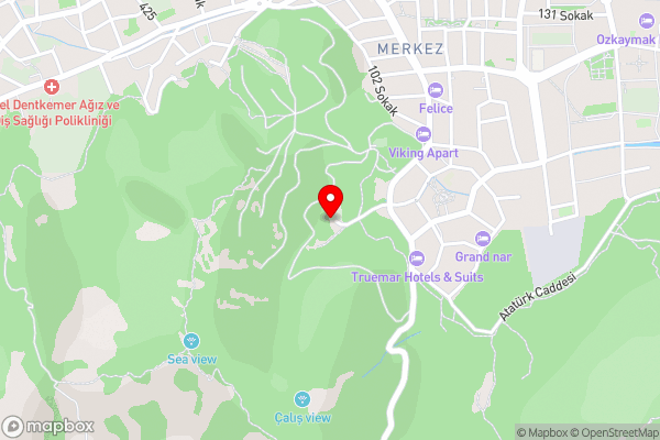 Villa with Garden and Pool in Kemer - Hotel Location Map