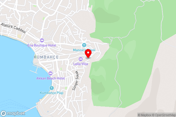 Villa With Sea View & Pool - Hotel Location Map