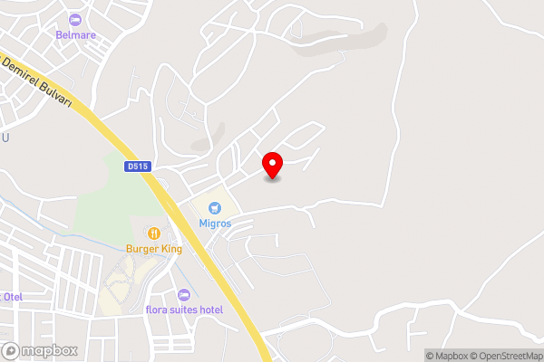 Villa Zeytin - Hotel Location Map