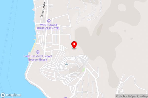 Villara Bodrum - Hotel Location Map