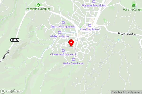 Vintage Cave House Cappadocia - Hotel Location Map