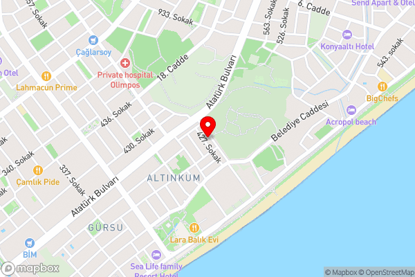 Vira Apart Hotel - Hotel Location Map