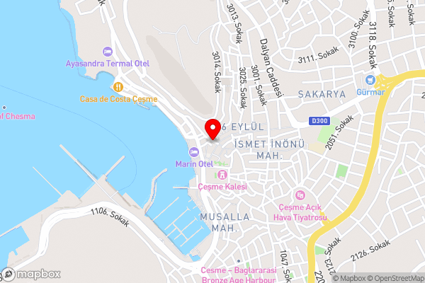 VİYA PLUS ÇEŞME - Hotel Location Map