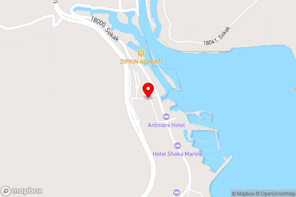 Vnz alacati - Hotel Location Map