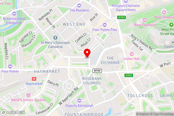 voco Edinburgh - Haymarket, an IHG Hotel - Hotel Location Map