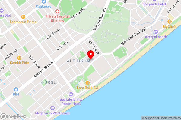 Volkii Otel1 - Hotel Location Map