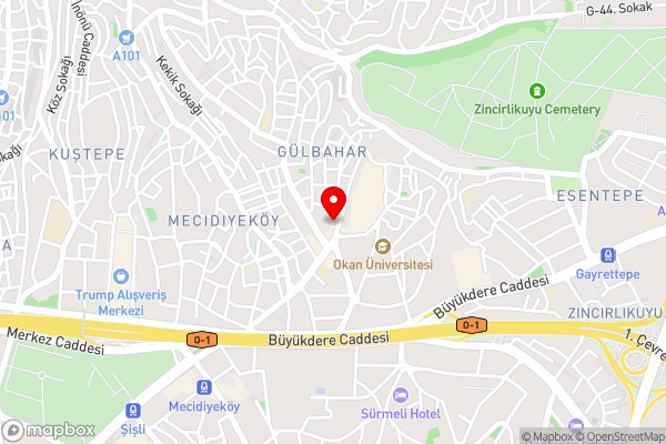 Walton Residence Sisli - Hotel Location Map