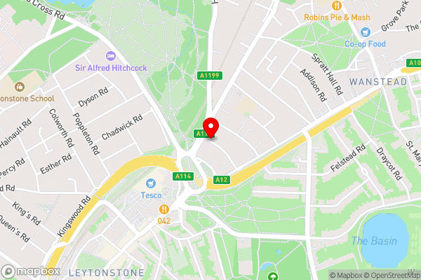Wanstead Hotel - Hotel Location Map