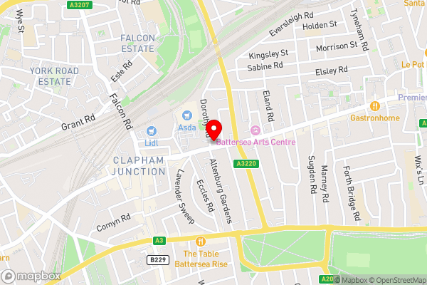 WelcomeStay Clapham Junction 2 Bedroom Apartment - Hotel Location Map