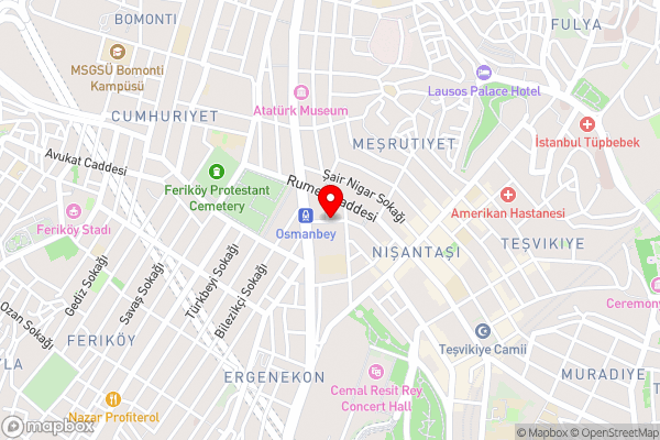 White House Suites Hotel İstanbul - Hotel Location Map