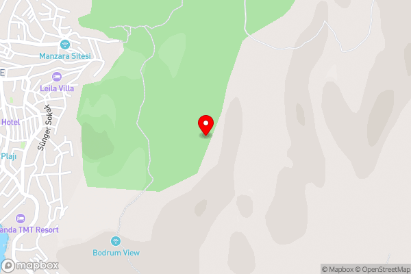 with Sea View in Bodrum - Hotel Location Map