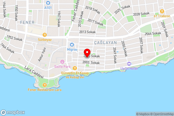 Wonderful Flat with Balcony in Muratpasa, Antalya - Hotel Location Map