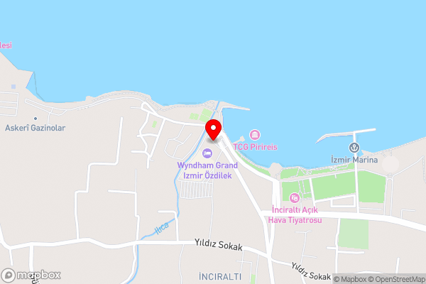 Wyndham Grand İzmir Özdilek - Hotel Location Map