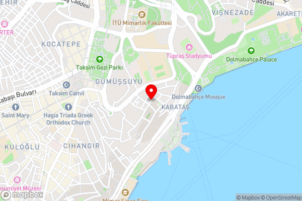 X FLATS TAKSIM 2 - Hotel Location Map