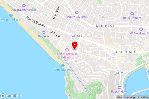 Xperia Grand Bali Hotel - All Inclusive - Hotel Location Map