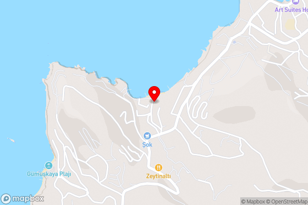 Yalıkavak Geriş Bodrum Villa 5+1 Dublex Private Pool - Hotel Location Map