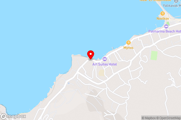 Yalikavak Residence Apartment - Hotel Location Map