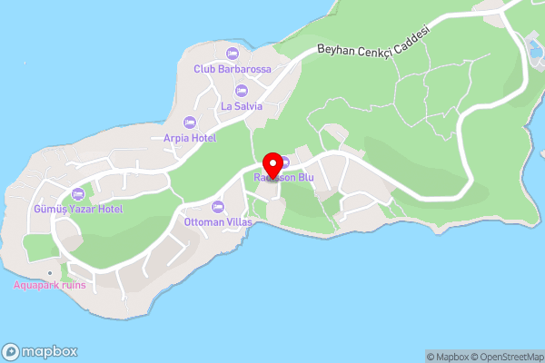 Yarımada Deniz Manzaralı Villa Cindy - Hotel Location Map