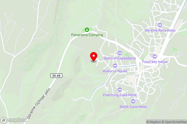 YASTIK HOUSES - Cappadocia - Hotel Location Map