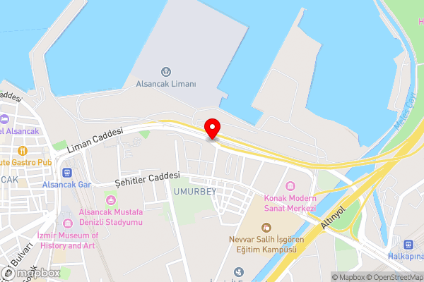 YAT AZİMUT 55 - Hotel Location Map