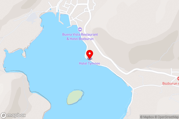 Yazıcı Otel Bozburun - Hotel Location Map