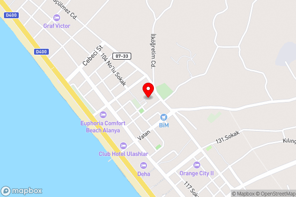 Yekta IN+ - Hotel Location Map