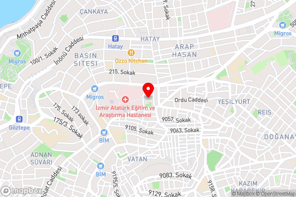 Yeşilyurt Residence - Hotel Location Map