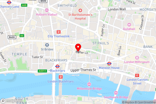 YHA London St Paul's - Hotel Location Map