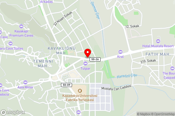 Yıldız Hotel - Hotel Location Map