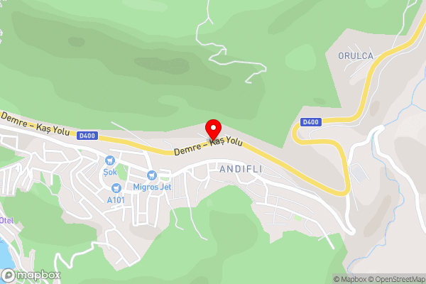 Yol Kenarı Kamping - Hotel Location Map