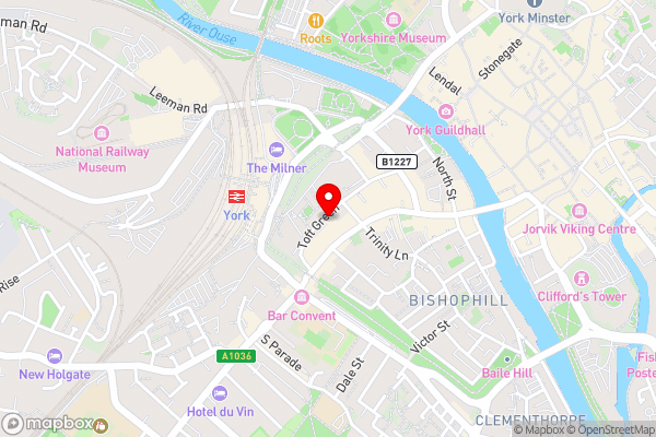 York Aparthotel - Hotel Location Map
