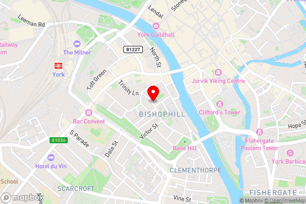 York City Center Townhouse - Hotel Location Map