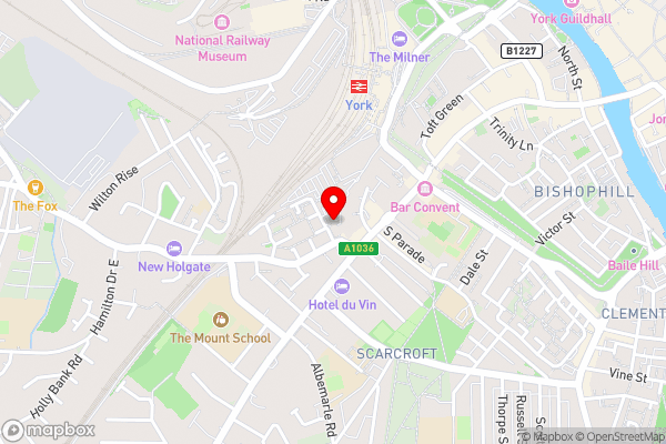 York Luxury 2 bedroom apartment near City Centre - Hotel Location Map