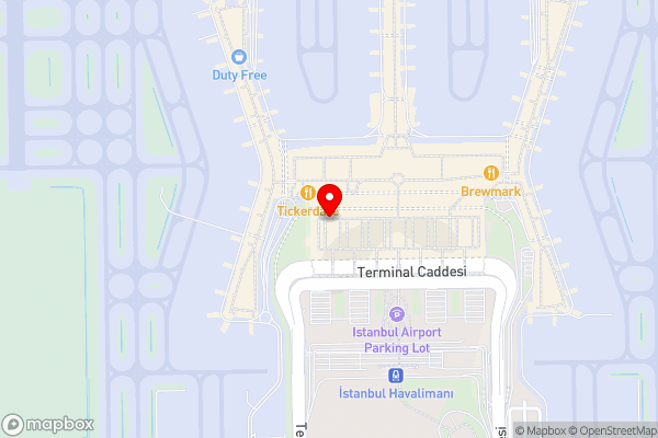 YOTELAIR Istanbul Airport, Duty free - International Transit area - Hotel Location Map